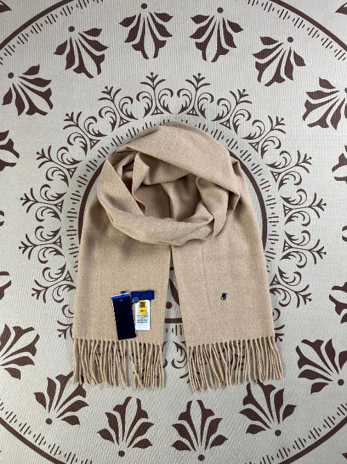 Lauren Ralph Lauren Embroidered Fringe Scarf