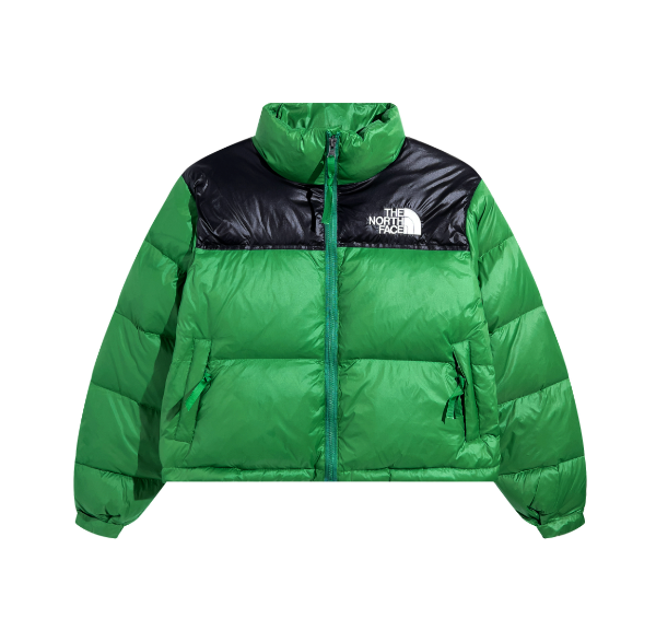 Green Red Northface Enuptese women - Retro down jackets