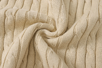 Womens Ralph Lauren Cable Knit Jumper -Brown color
