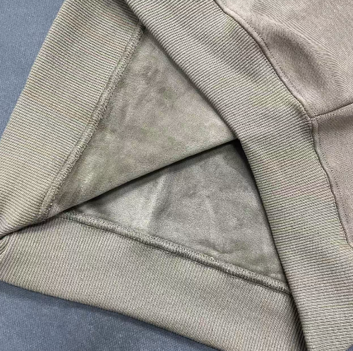 Close-up of a textured fabric with a focus on texture and color variation.