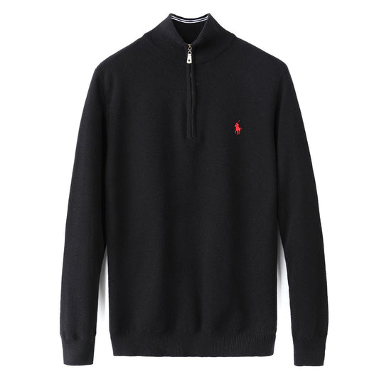 Men's Polo Ralph Lauren Stand Collar Zip Sweater