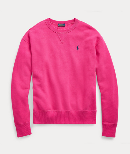 Pink cardigan with a Bblack logo on a white background
